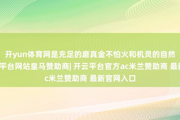 开yun体育网是充足的磨真金不怕火和机灵的自然浑成-开云平台网站皇马赞助商| 开云平台官方ac米兰赞助商 最新官网入口