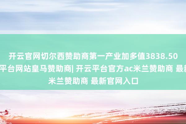 开云官网切尔西赞助商第一产业加多值3838.50亿元-开云平台网站皇马赞助商| 开云平台官方ac米兰赞助商 最新官网入口